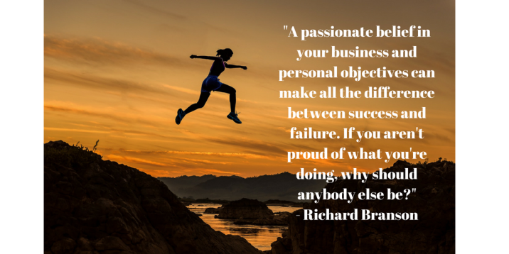 Passion &amp; objectives - Richard Branson quote